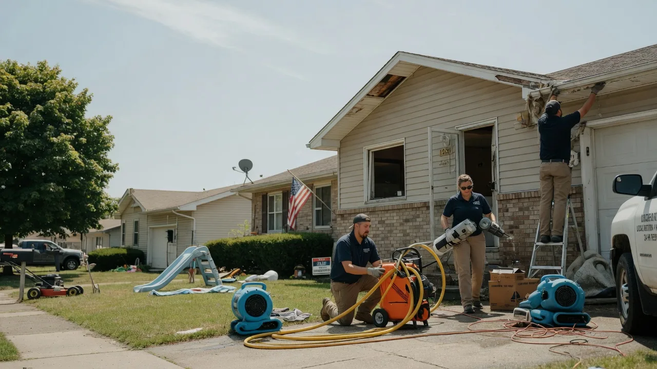 Water Damage Restoration in Pontiac, IL near me
